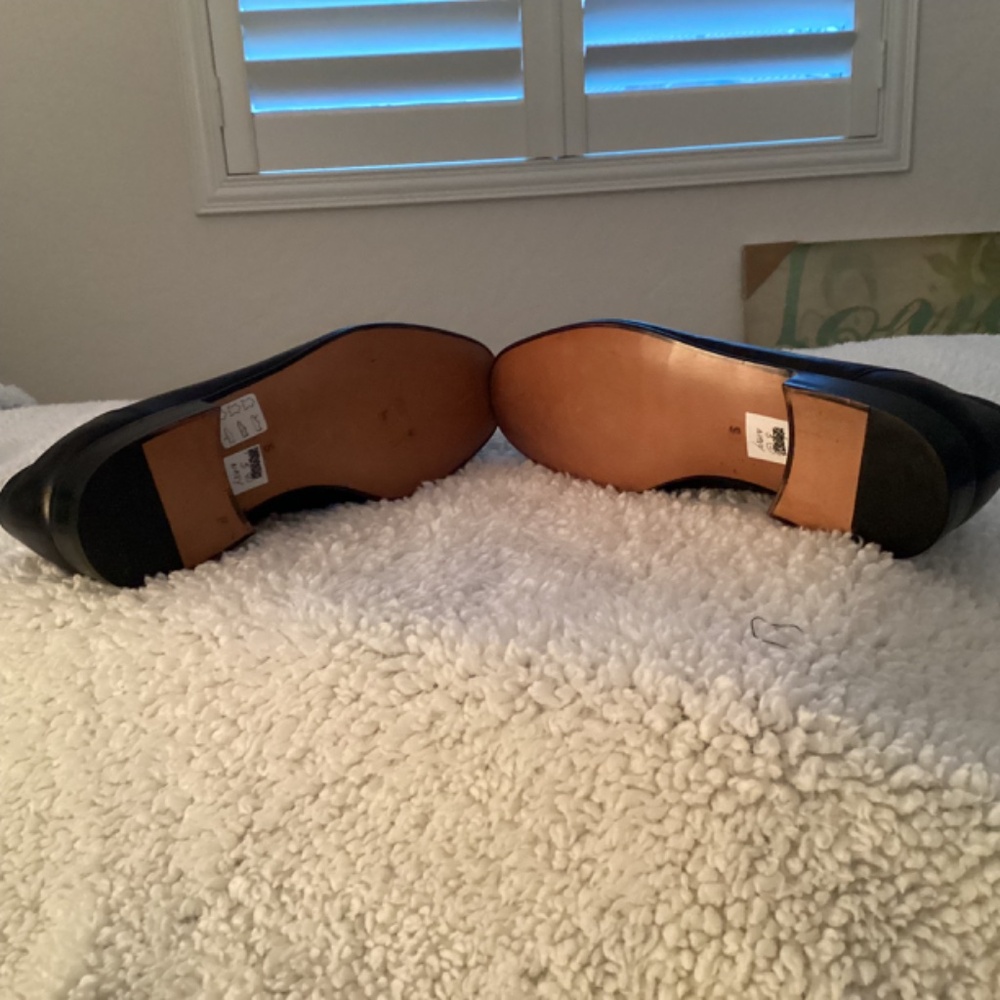 Avi Rossini, NWT, men’s navy blue loafers with tassels, size 5 - Picture 7 of 10